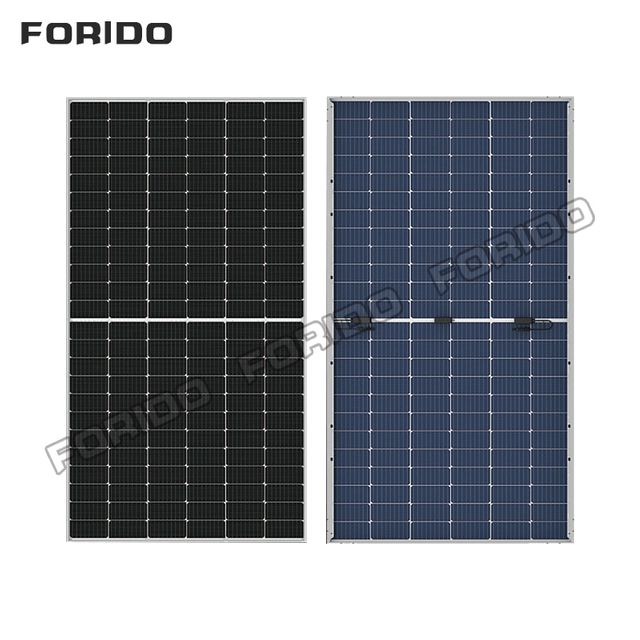 N-type Monocrystalline Silicon Bifacial Half-cell Solar Panel 530-500W