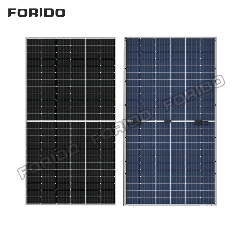 N-type Monocrystalline Silicon Bifacial Half-cell Solar Panel 530-500W
