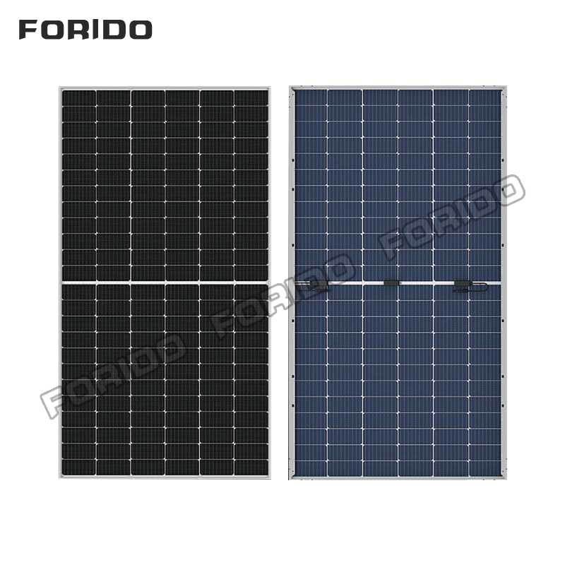 N-type Monocrystalline Silicon Bifacial Half-cell Solar Panel 530-500W