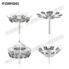 Liftable Flower-shaped Lamp Panel High Pole Light