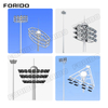  Liftable Fan-shaped Lamp Panel High Pole Light