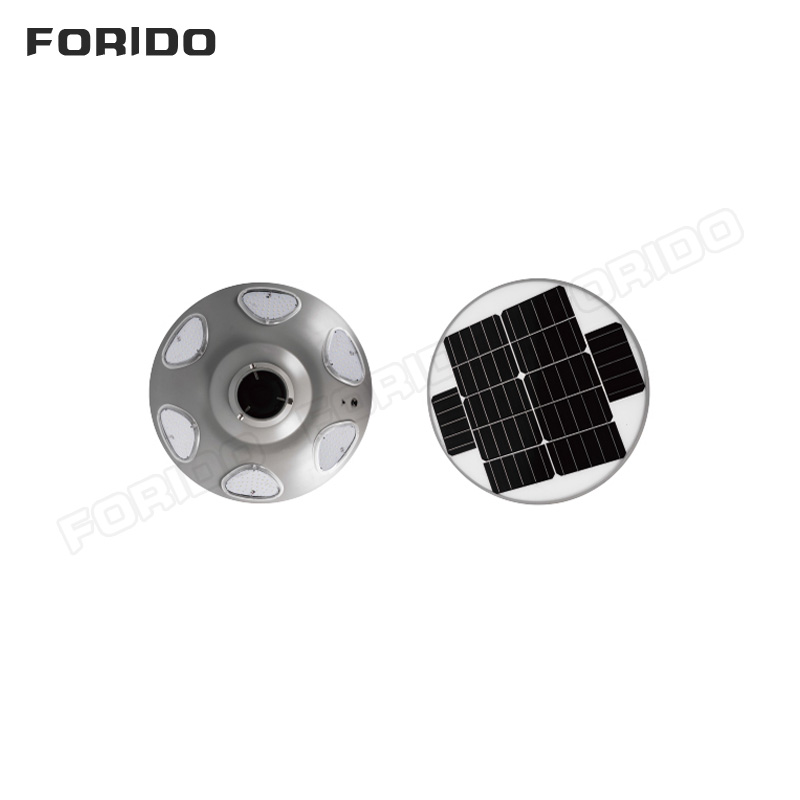 Solar landscape lighting fixtures with 60W - 120W LED lamp heads