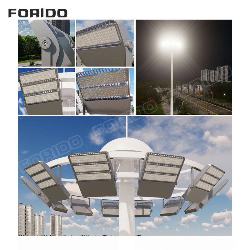 High pole lamp LED floodlight lamp head 1