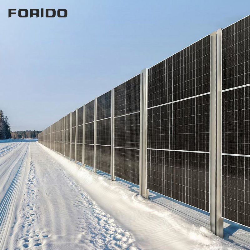 N-type Monocrystalline Silicon Bifacial Half-cell Solar Panel 560-580W