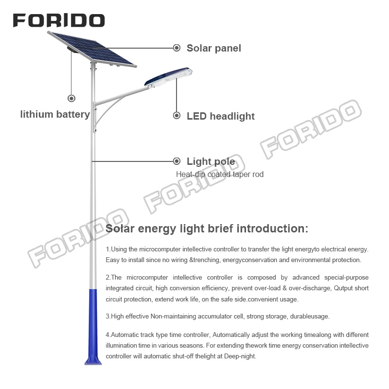 Split-Type Solar Street Light (Single Arm)