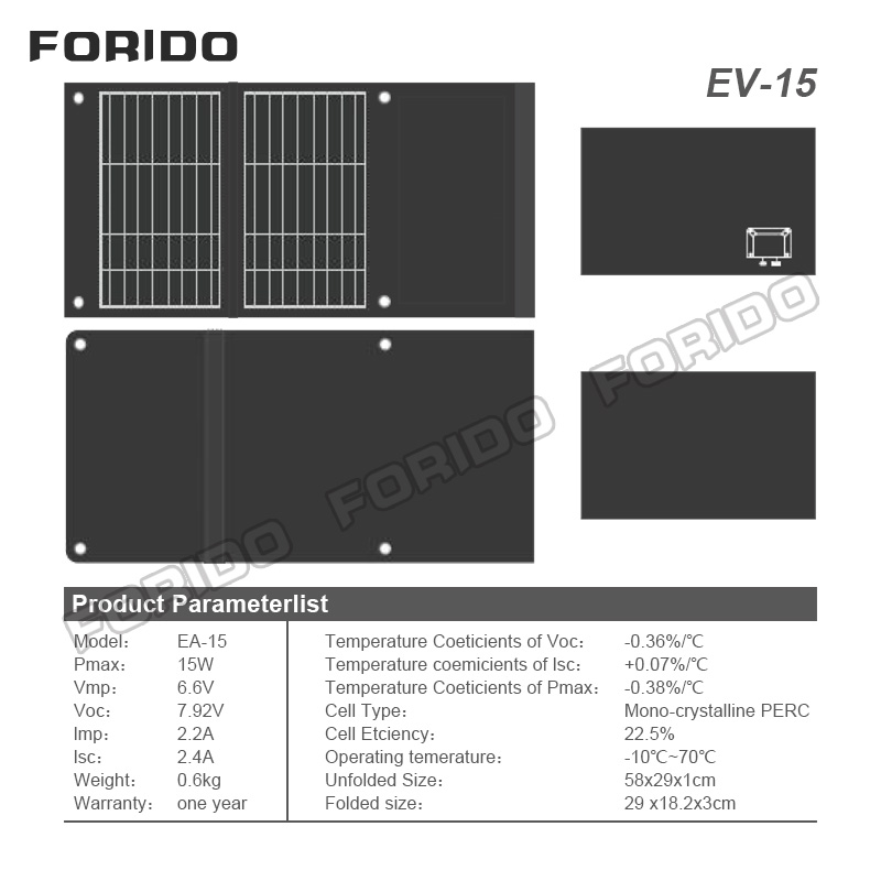 EA Foldable Solar Panel