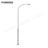 LED single-arm self-bending arm street lamp