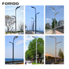 Street lamps with dual power supply from the mains electricity