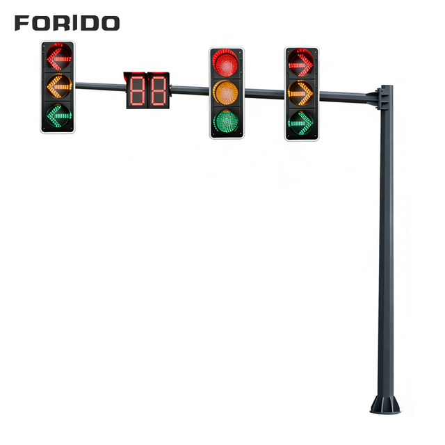 F Pole Single Cantilever Signal Light