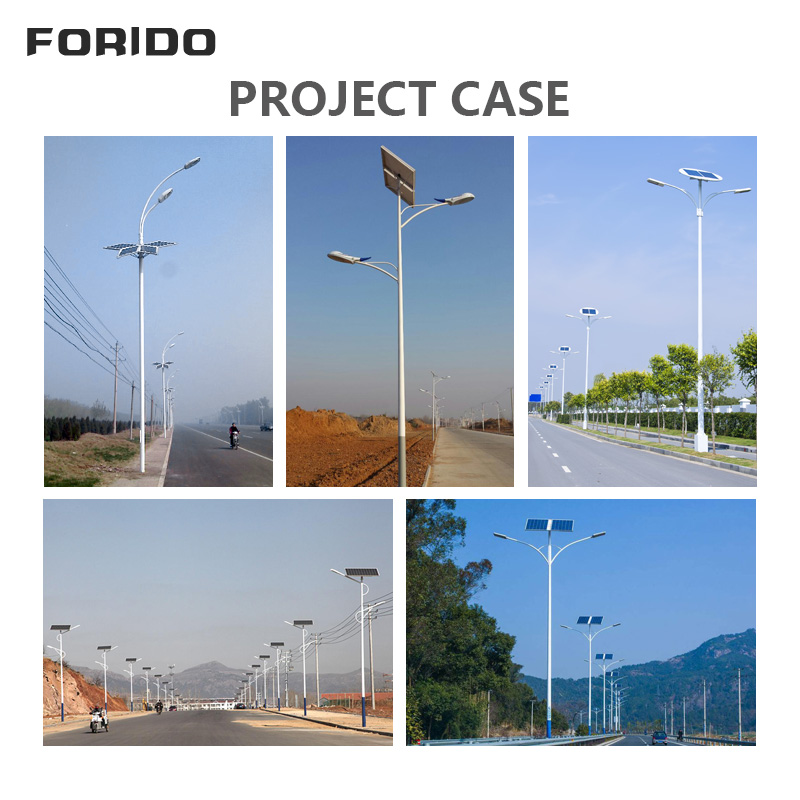 Wind-Solar Hybrid Split-Type Solar Street Light (Dual Arm)