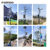 Wind-Solar Hybrid Smart Street Light with Integrated Display and Monitoring System