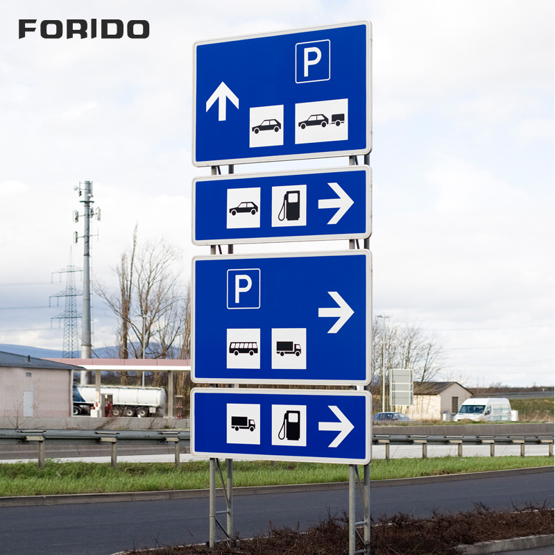 High-Visibility Double Column Sign