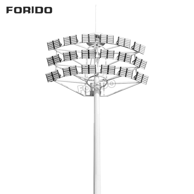  Liftable Fan-shaped Lamp Panel High Pole Light
