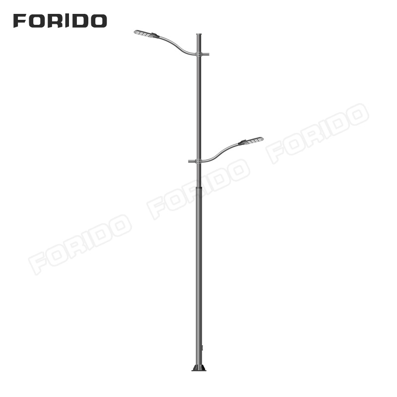 Double-arm street lamp