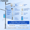 Dual-arm Smart Street Light with Integrated Display And Surveillance System