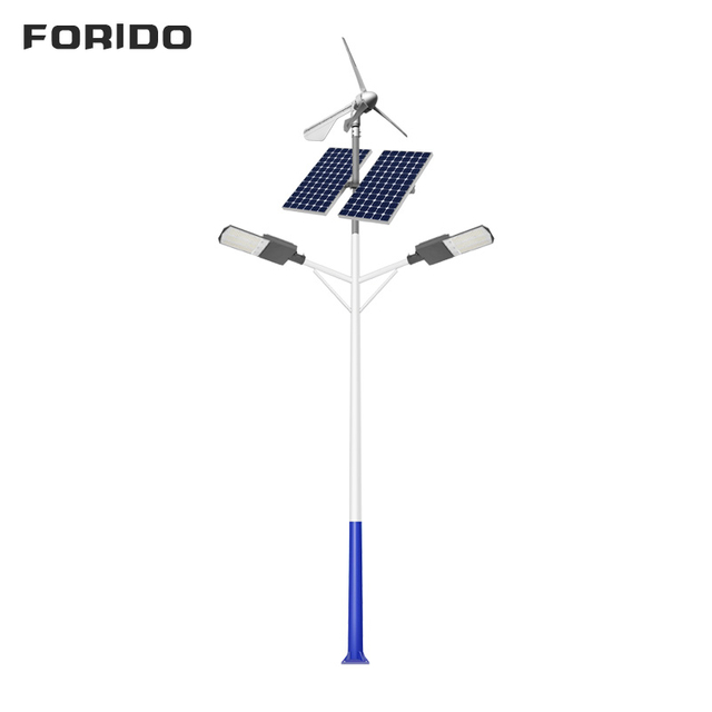 Wind-Solar Hybrid Split-Type Solar Street Light (Dual Arm)