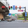 F Pole Single Cantilever Signal Light