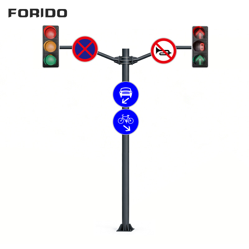 T-pole Double Cantilever Signal Light