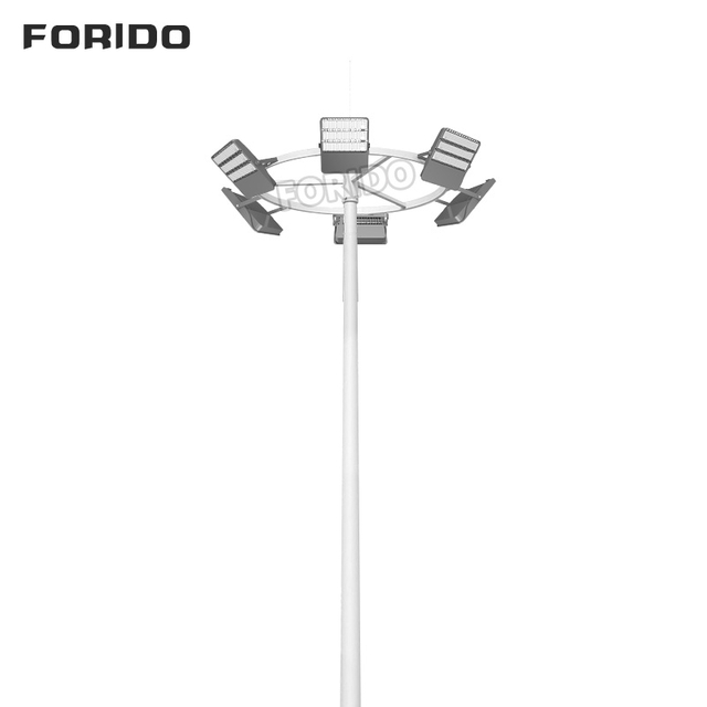 Fixed Round Lamp Panel Pole Light