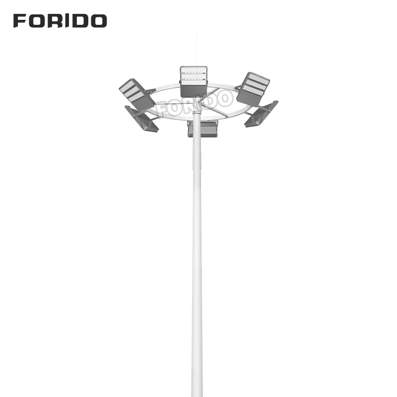 Fixed Round Lamp Panel Pole Light