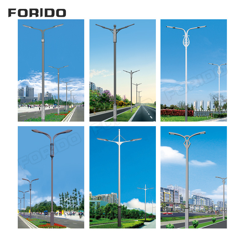 AC dual-arm LED street lamp