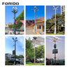 Floral Smart Street Light with Integrated Display And Monitoring System