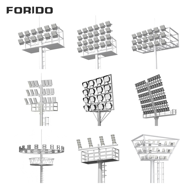 Liftable And Fixed Frame Lamp Panel High Pole Light