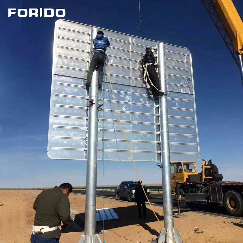 High-Visibility Double Column Sign