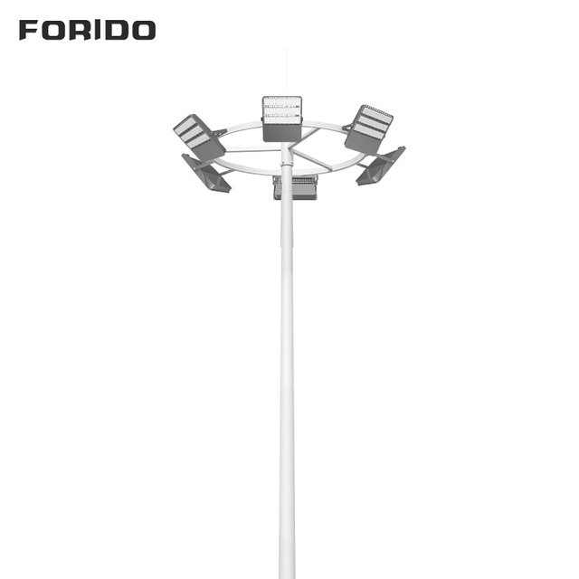 Fixed Round Lamp Panel Pole Light