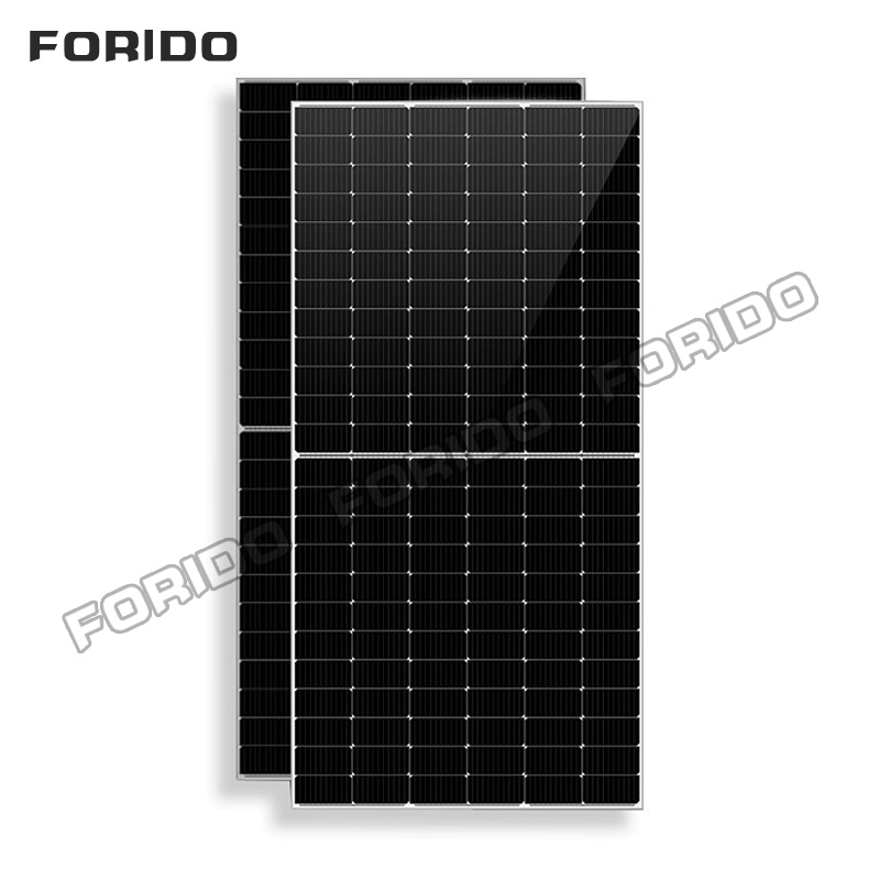 N-type Monocrystalline Silicon Bifacial Half-cell Solar Panel 560-580W