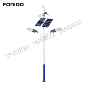 Wind-Solar Hybrid Split-Type Solar Street Light (Dual Arm)