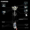 Liftable Round Lamp Panel High Pole Light