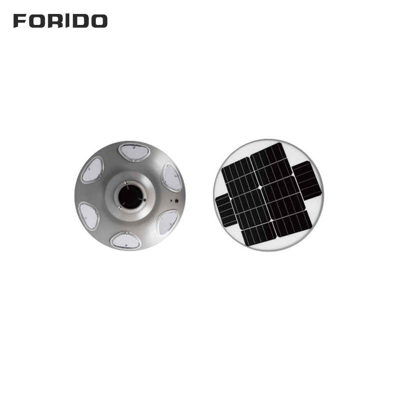 Solar landscape lighting fixtures with 60W - 120W LED lamp heads
