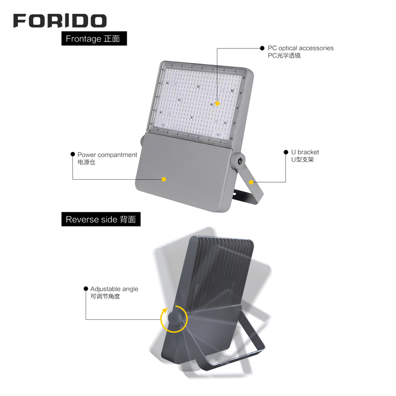 High pole lamp LED lamp head