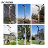 Streamlined Single-arm Smart Street Light with Integrated Display And Surveillance System