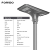 Solar landscape lighting fixtures with 60W - 120W LED lamp heads