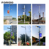 Single-arm Smart Street Light with Integrated Display and Camera
