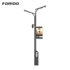 Dual-arm Smart Street Light with Integrated Display And Surveillance System
