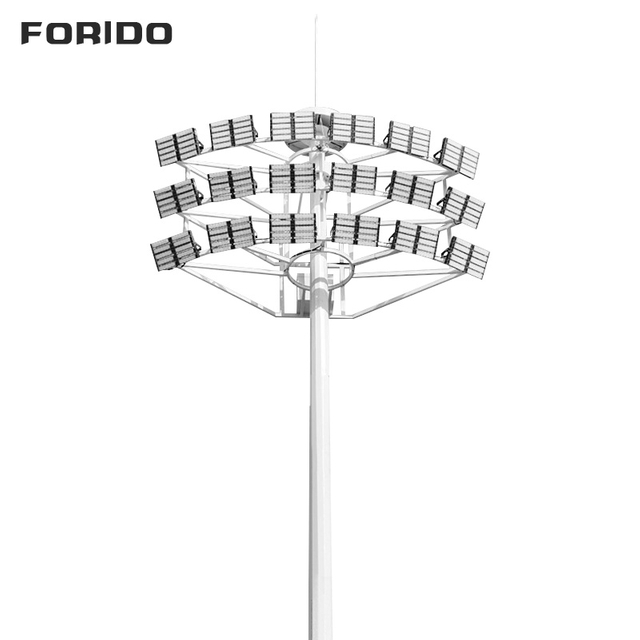  Liftable Fan-shaped Lamp Panel High Pole Light